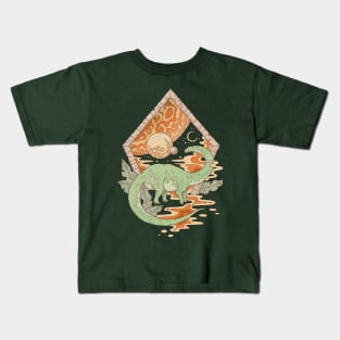 Aeon Archway: Apatosaurus | Dinosaur Science Fiction Art Kids T-Shirt